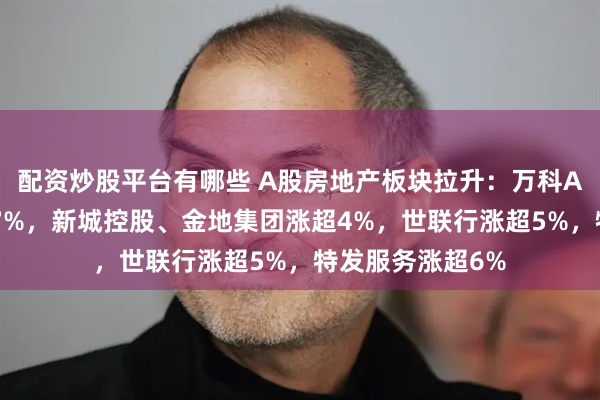 配资炒股平台有哪些 A股房地产板块拉升：万科A、粤宏远A涨超7%，新城控股、金地集团涨超4%，世联行涨超5%，特发服务涨超6%