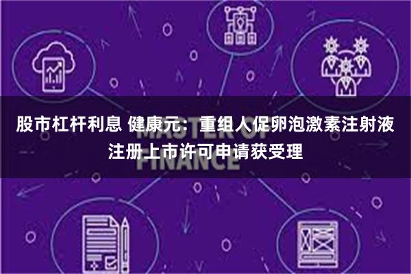 股市杠杆利息 健康元：重组人促卵泡激素注射液注册上市许可申请获受理